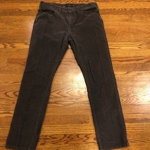 Black Brown, corduroy, dark grey pants